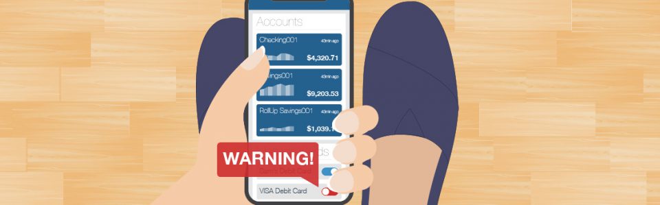 illustration of digital banking alerts