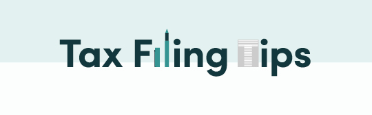 tax filing tips icon
