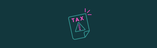 Tax scam icon