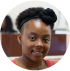 Alltru member Jawonna, a young African-American woman with short hair