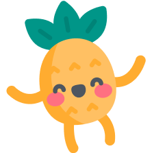 Pineapple "Zo" character from Zogo Gaming App
