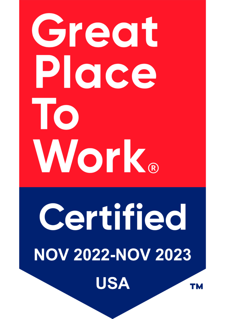 Great Place to Work® Certification Badge for 2022-2023