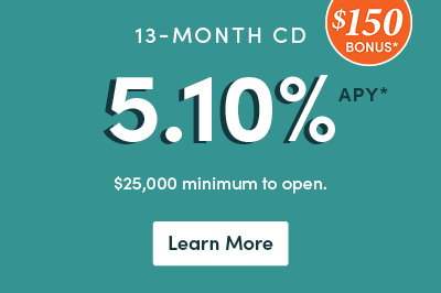 13-Month CD Special Rate
