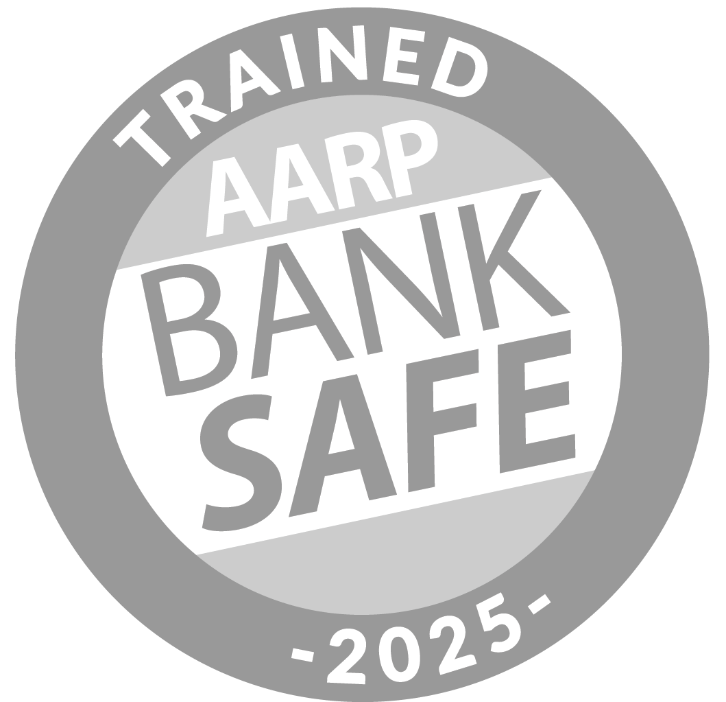 AARP BankSafe Trained 2025 seal