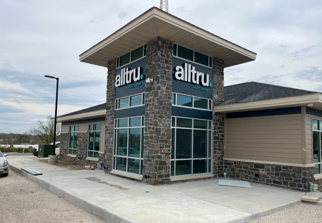 An exterior photo of Alltru's new Florissant branch
