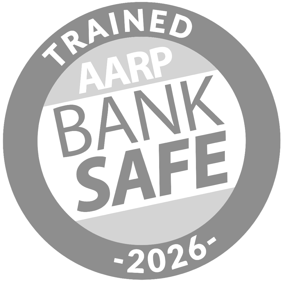 AARP 2026 Bank Safe Seal