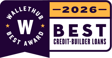 2026 Best Credit Builder Loan award from WalletHub