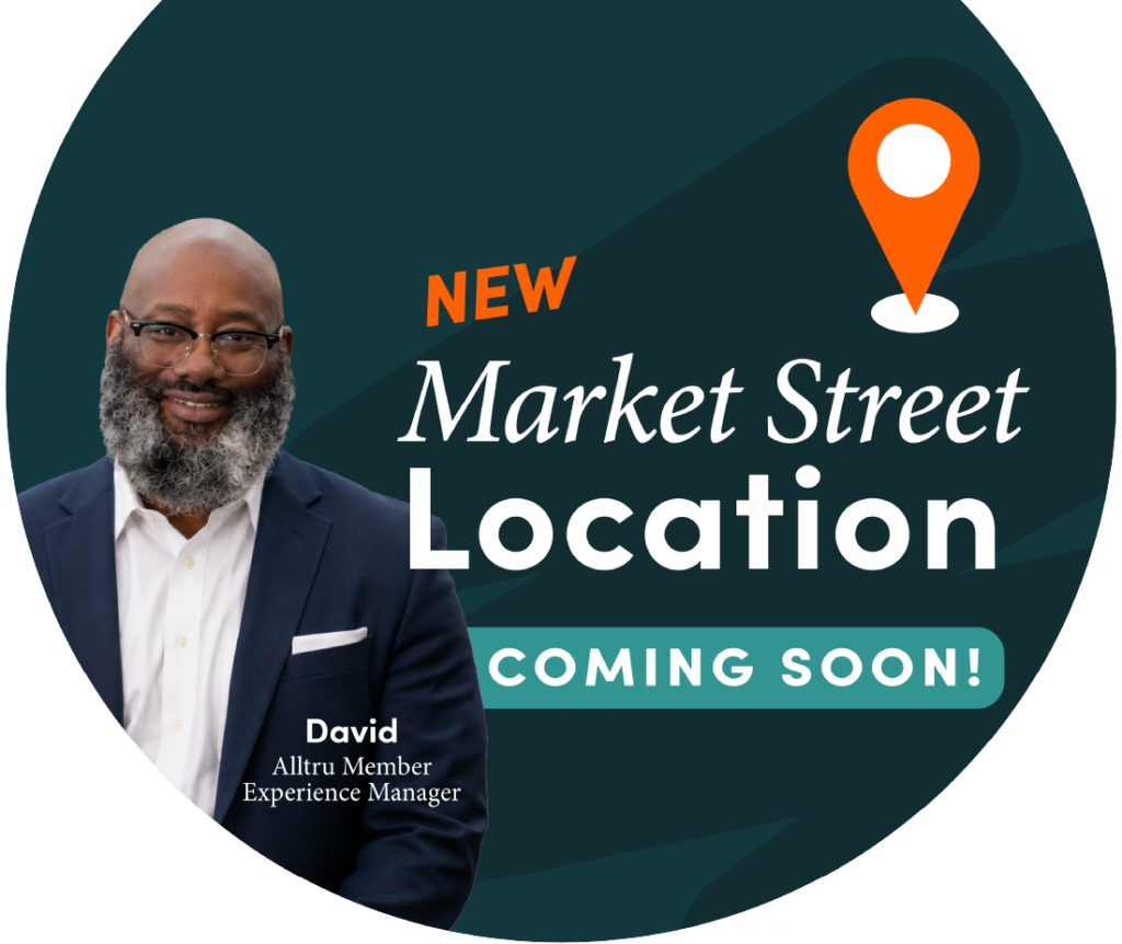 New Market Street Location coming soon, featuring Alltru Member Experience Manager David